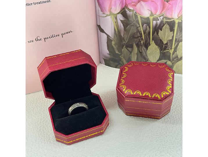 Boîte à bijoux en cuir romantique, boîte à matiques pendantes, emballage de collier, présentoir, étui de rangement pour mariage, 50 pièces