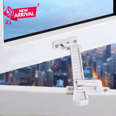 Adjustable Window Safety Lock & Child Proof Window Restrictor For Secure Ventilation Adjustable Window Safety Lock & Child Proof Window Restrictor For Secure Ventilation