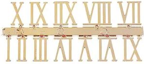 Daily Discovery DIY Clock Numerals Wall Clock Replacement Parts Roman Numeral Clock Stickers For Quartz Clock Repair gold Roman Nnumerals