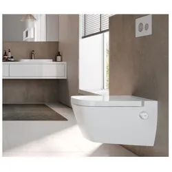 TECE TECEone Dusch-WC mit Duschfunktion Set mit WC-Sitz, Kaltwasser