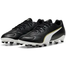PUMA King 20 Match FG/AG Fußballschuhe Kinder 02 - PUMA black/PUMA white/PUMA gold 33