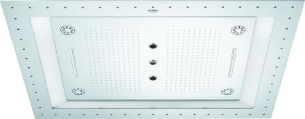 Grohe Rainshower plafond Rainshower F 40 26373001 chromé, 1016 x 762 x 145 mm, avec lumière