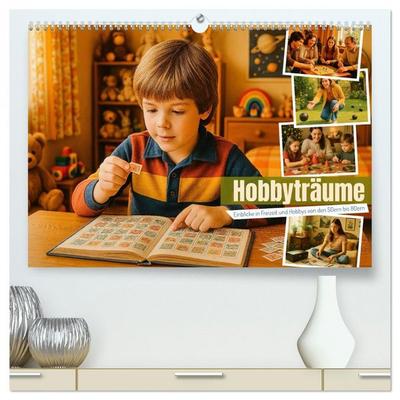 Hobbyträume - Einblicke in Freizeit und Hobbys von den 50ern bis 80ern (hochwertiger Premium Wandkalender 2026 DIN A2 quer), Kunstdruck in Hochglanz