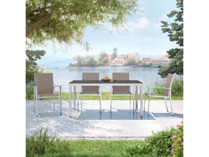 OUTLIV. Oviedo Gartenmöbel-Set M (4 Plätze) Tisch 160x90cm