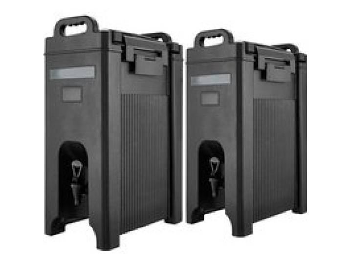 Distributeur de Boissons Isotherme - DUOKU - 2x19 L - Non Électrique - Fontaine à Eau Chaude et Froide