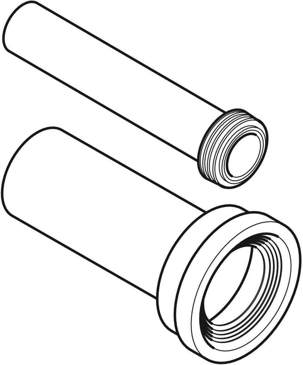 Kit de raccordement 40cm pour WC suspendu GEBERIT 152.403.16.1