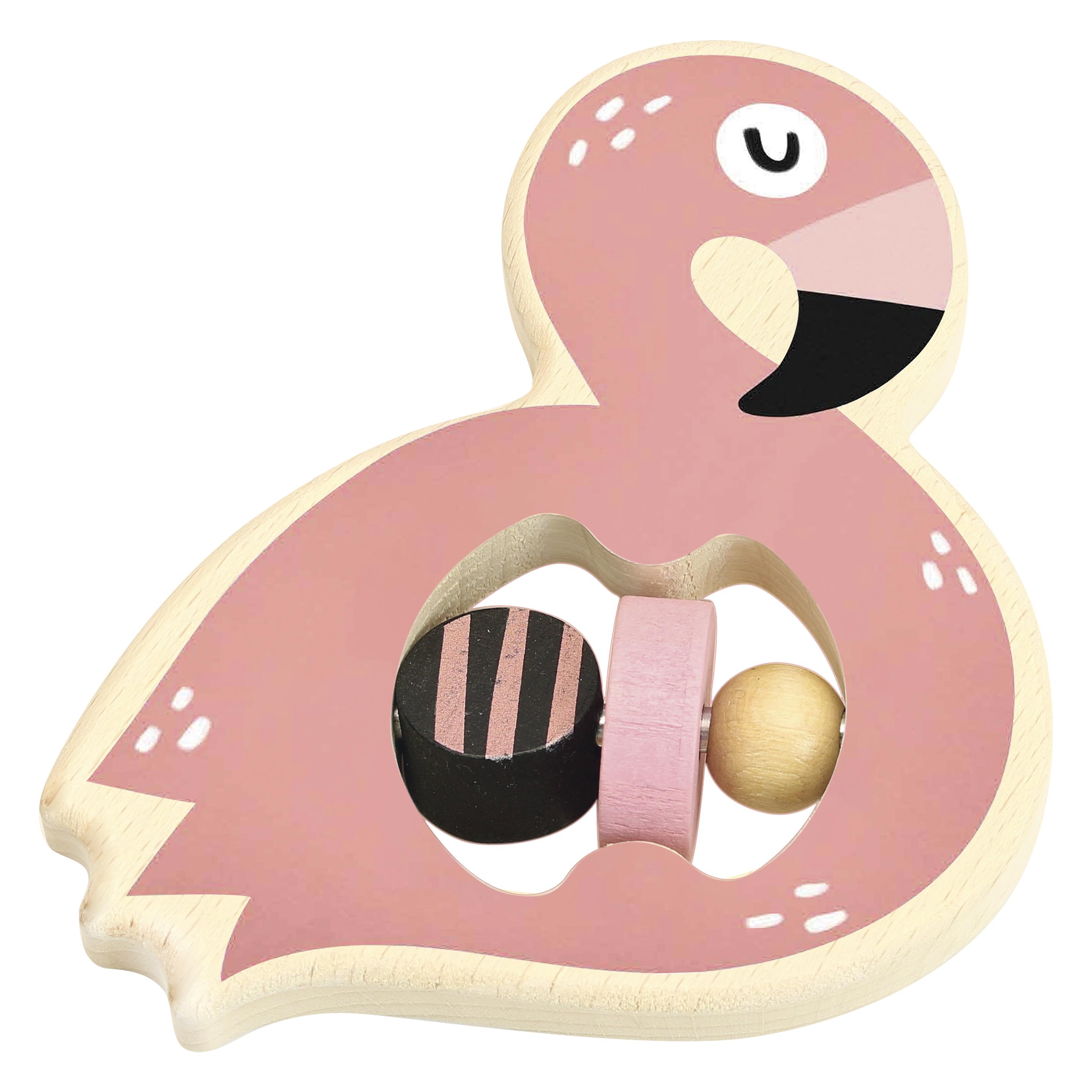 Vilac Michelle Carlslund, Rassel Flamingo Holz (83.8528)