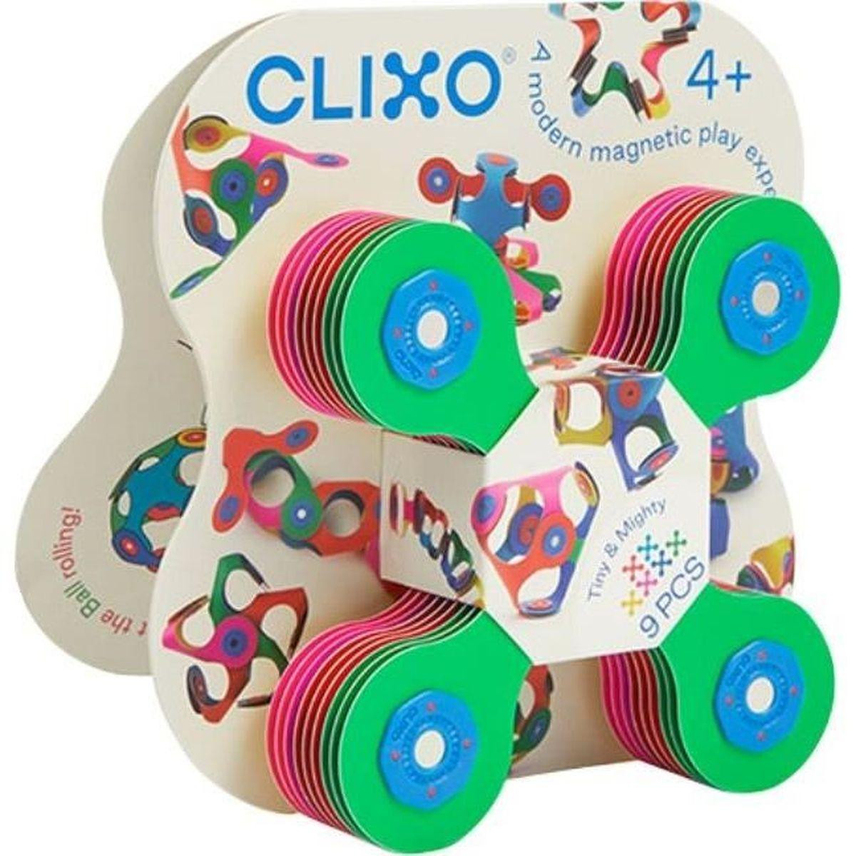 Gipsy Toys Tiny & Mighty CLIXO Magnetische Bouwset - 9 stuks - Voor kinderen vanaf 4 jaar