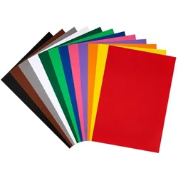 folia Tonpapier A2 farbsortiert 120 Blatt,