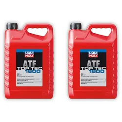 2x Getriebeöl Top Tec ATF 1600 LIQUI MOLY 21176 Automatikgetriebeöl Getriebe Öl 5L