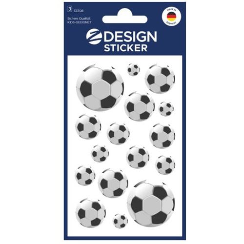 AVERY Zweckform 48 Aufkleber 53708 Fussball