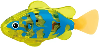 Inspire Curations AquaGlow Interactive Swimming Robot Fish Toy green