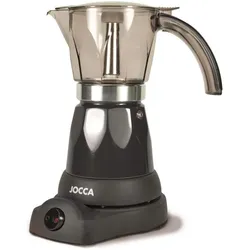Jocca elektrische Espresso Kaffeemaschine, Espressokocher, Schwarz