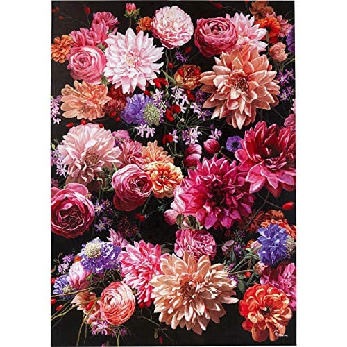 Kare Wandfoto Touched Flower Bouquet Multicolour B: 200 cm, H: 140 cm