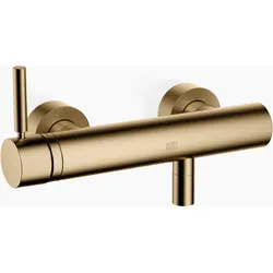 Dornbracht META Brause-Einhandbatterie für Wandmontage, 33300660-39, Farbe: Dark Brass gebürstet