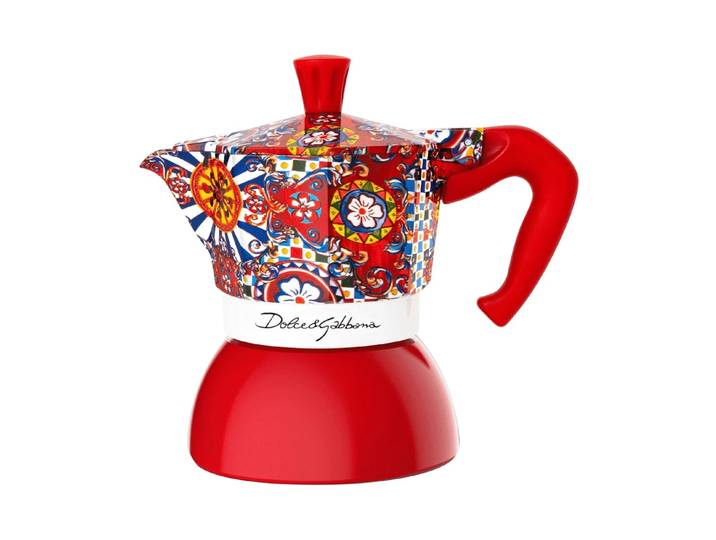 Bialetti Bialetti x Dolce & Gabbana Mokkakanne Induktion Sicilian cart, 2-tlg.