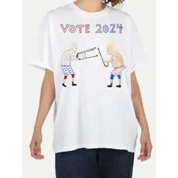 T-Shirt Vote 2024 Weiß XS