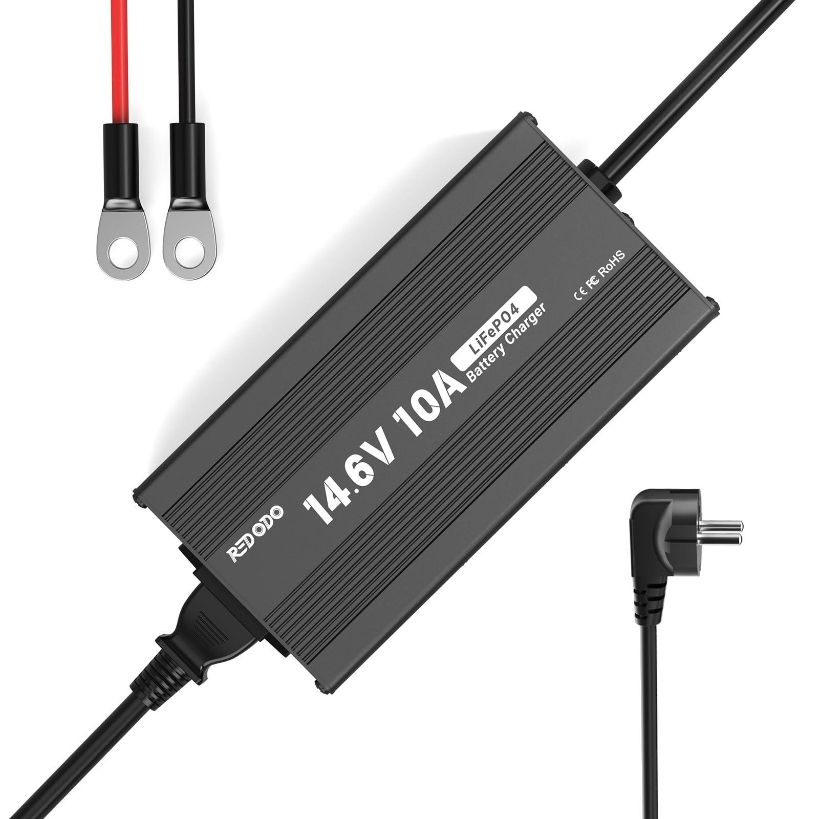 Selius Batterijoplader LiFePO4 - 12,8 Volt 10 Ampère - Snelladen in 5 uur