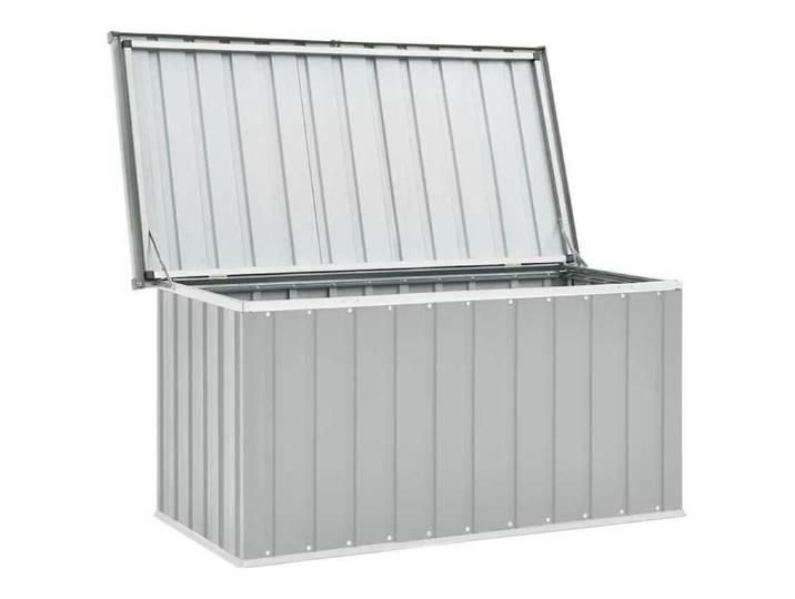 Boîte de rangement de jardin VENTE-FLASH - Coffre d'extérieur Gris 129x67x65 cm@6161581@