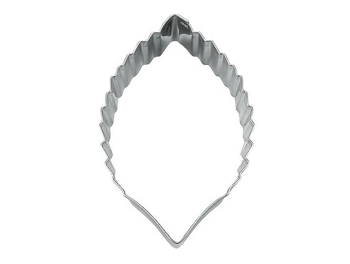 Staedter Uitsteekvorm in bladvorm, zilver, roestvrij staal, zilver, 9 cm
