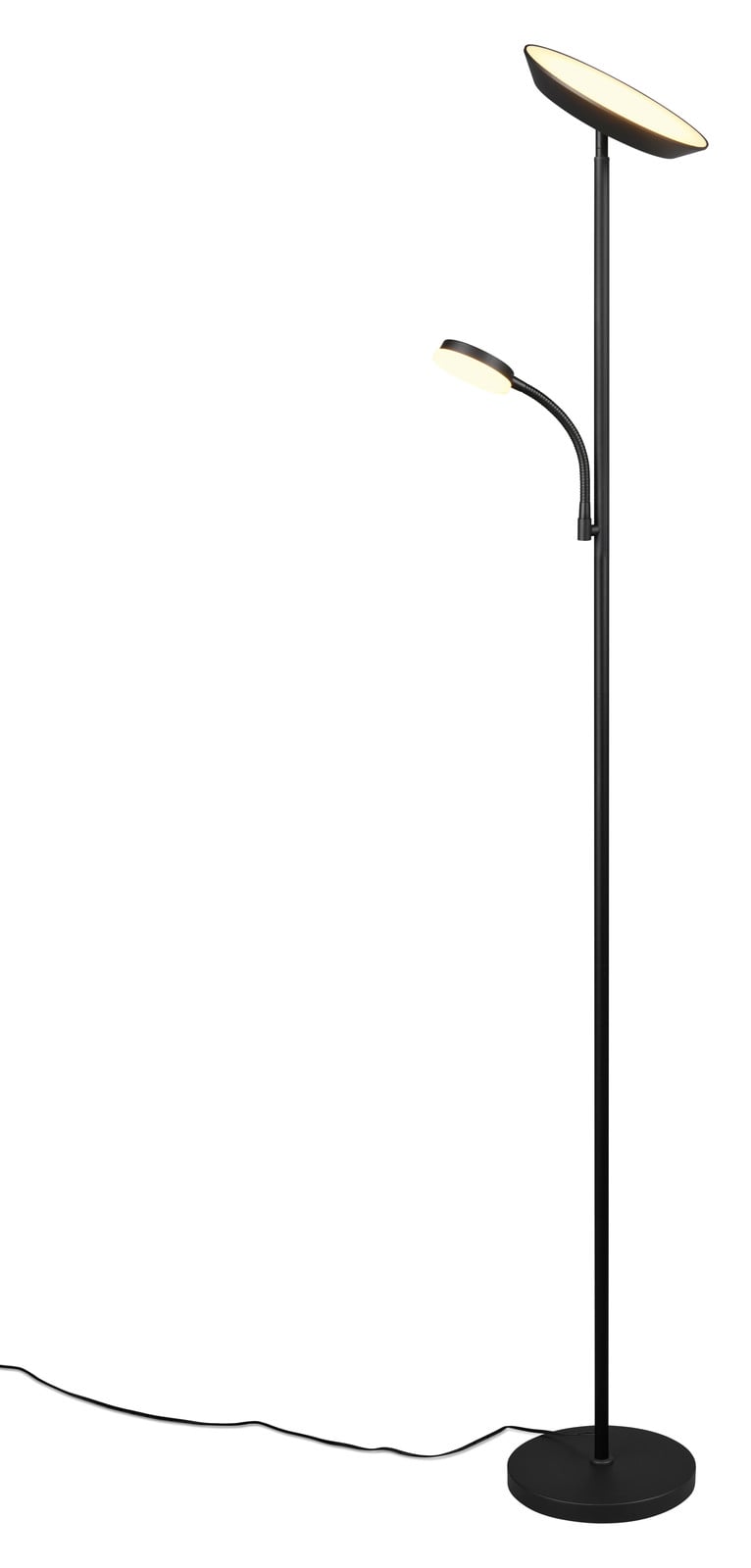 RL LIVE YOUR LIGHT Specter LED vloerlamp zwart, dimbaar en verstelbaar