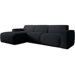 ECKSOFA L Form Didim mini Dunkelgrau 310/165/78 cm – stilvolle kleine Eckcouch L