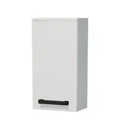SAT Cube Way Badezimmerschrank niedrig 32,5x63x20 cm glanz weiß glanz/matt CUBE3CH32BL