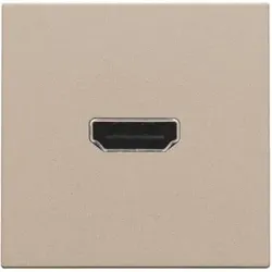 Niko Züblin 157-69417 Abdeckung mit HDMI zu HDMI Verbindung, champagne coated 15769417