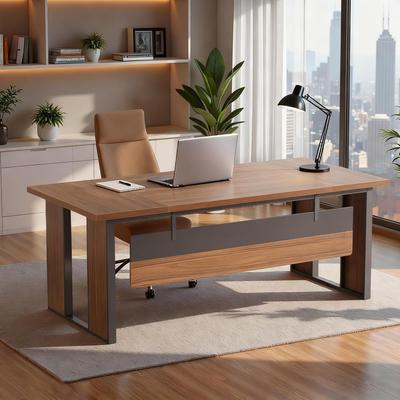 BLUEBELL 63‘’ L-Shaped Executive Desk, Large Computer Desk with 39.37-Inch Drawers Cabinet
