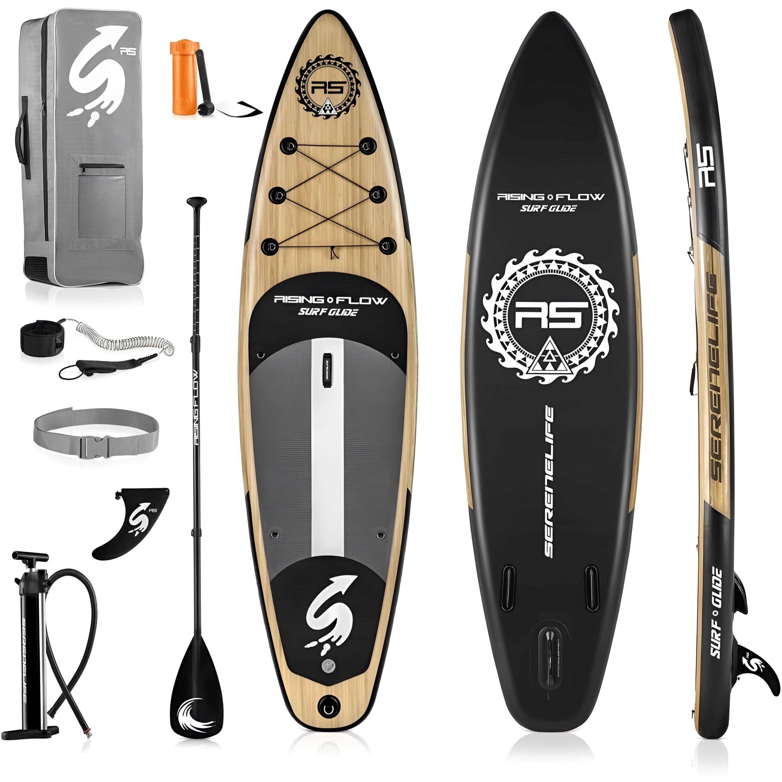 Aufblasbares Stand-Up-Paddleboard - SUP-Board - Aufblasbares Board - Stand-Up-Paddeln - SUP-Surfbrett - Leichtes PVC