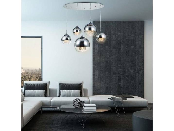 Fermi Lampe à suspendre nickel métal