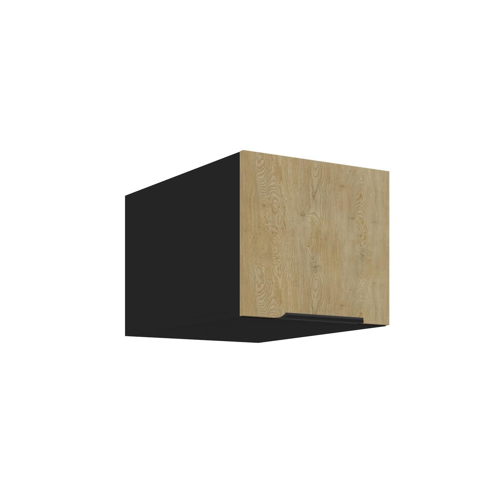 Aufsatzschrank Hochschrank 40 cm CREMONA Eiche Küchenzeile Küchenblock Küche