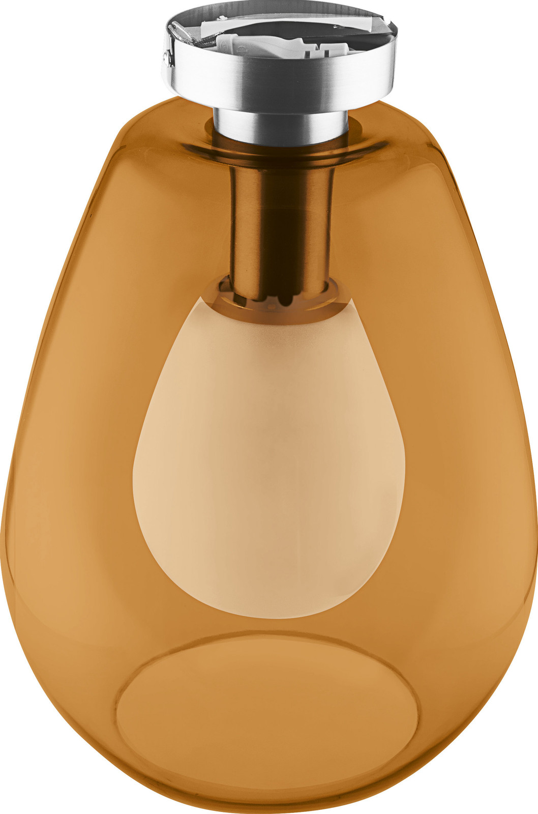 Ledvance Vintage 1906 Plafondlamp Cone, Oranje, Glas, Ø26cm