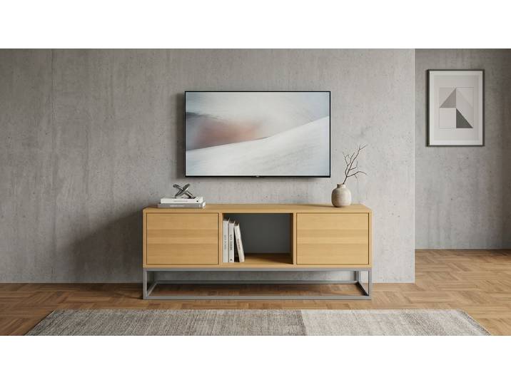 TV Sideboard aus Massivholz Buche Natur geölt