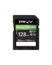 PNY EliteX-PRO60 Flash-Speicherkarte 128 GB Video Class V60 / UHS-II U3 / Class10 microSDXC (P-SD128V60280EXP6-GE)