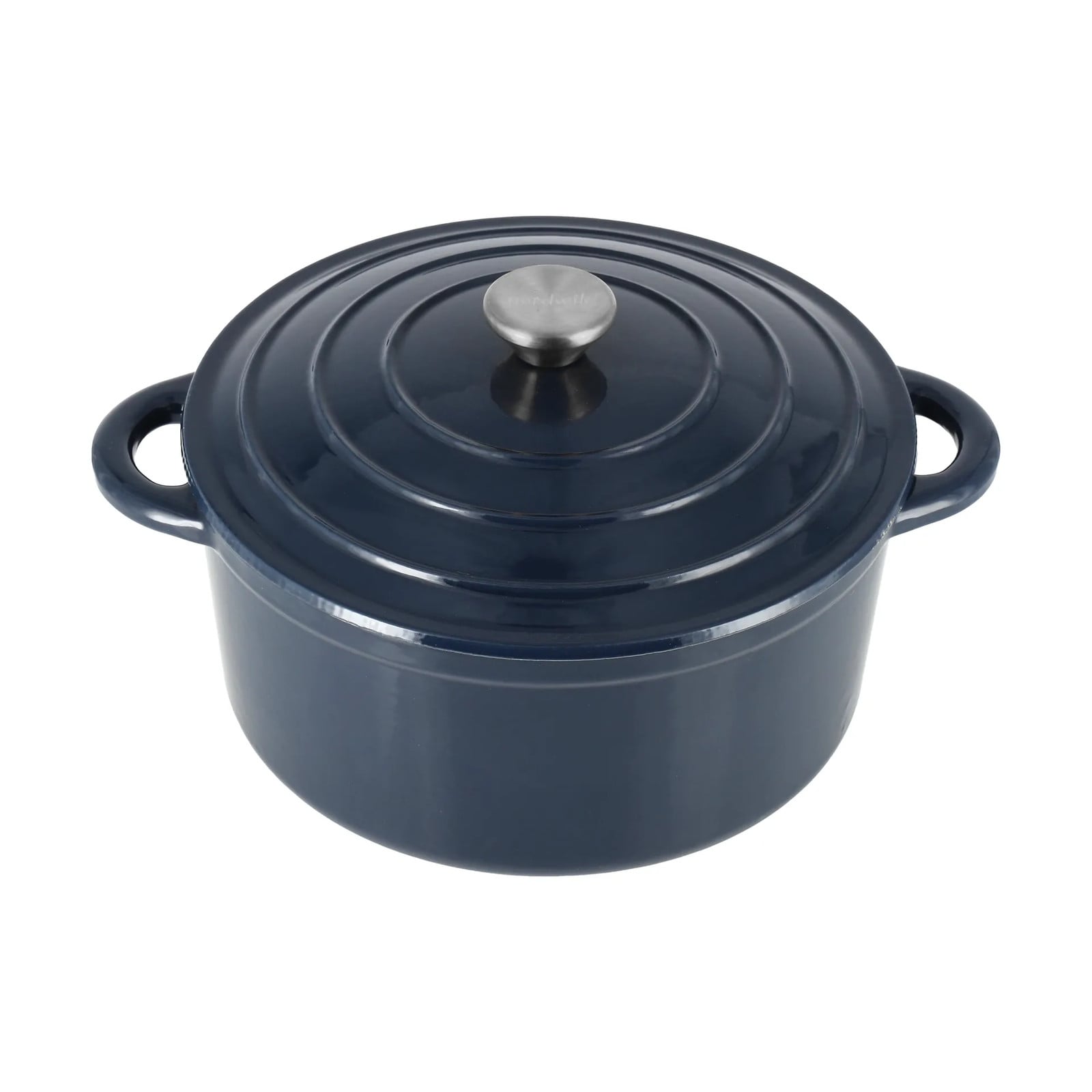 Nordwik gietijzeren pan rond, 5 l, Donkerblauw
