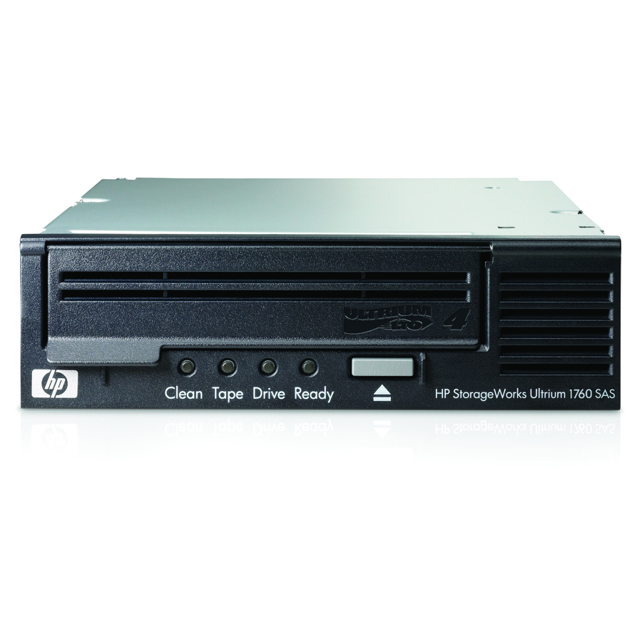 HPE EH919B, Speicher-Autoloader & Bibliothek, Bandkartusche, Serial Attached SCSI (SAS), LTO-4, Schwarz, 256-bit AES