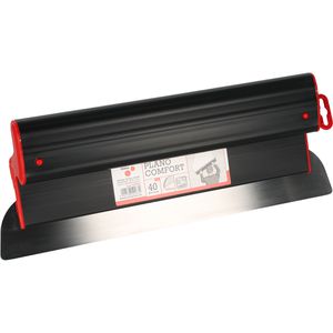 Schuller Spachtel Plano Comfort, Breite 400mm, Flächenspachtel aus Edelstahl, mit Kunststoffgriff