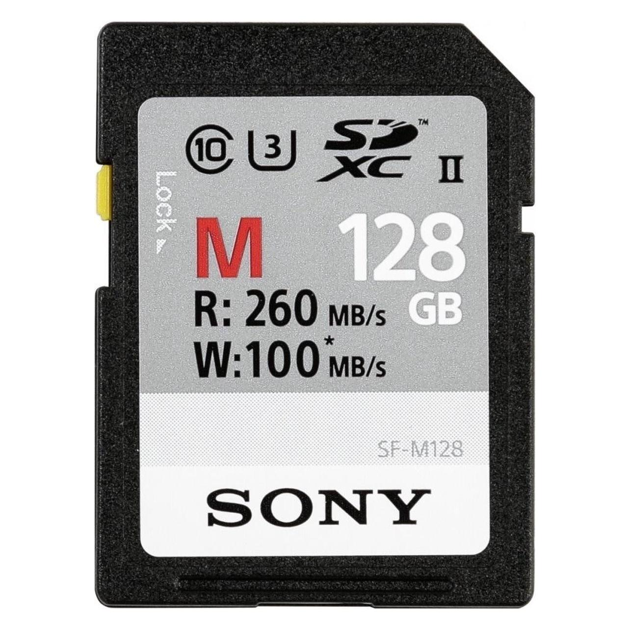 Sony SF-M Series UHS-II (128 GB, SDXC, U3, UHS-II) (SFG1M)