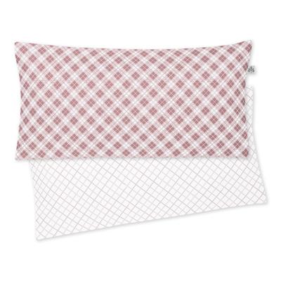 Kissenbezug IRISETTE "Bea", rosa, B:80cm L:40cm, Mako-Satin, Obermaterial: 100% Baumwolle, Kissenbezüge, Kissenbezug, zeitlose Instagram-Blogger-Kollektion