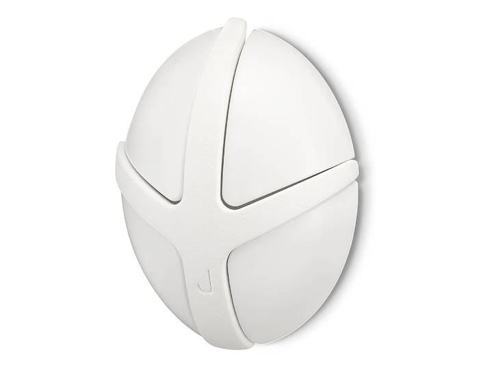 Patère Tick 8 x 10 x 3cm Blanc/Blanc