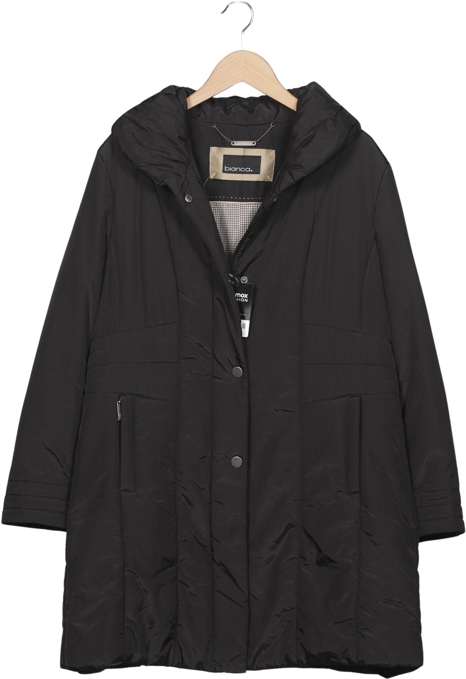 Bianca Damen Mantel, Schwarz, Gr. EU 42, Synthetik - Second Hand