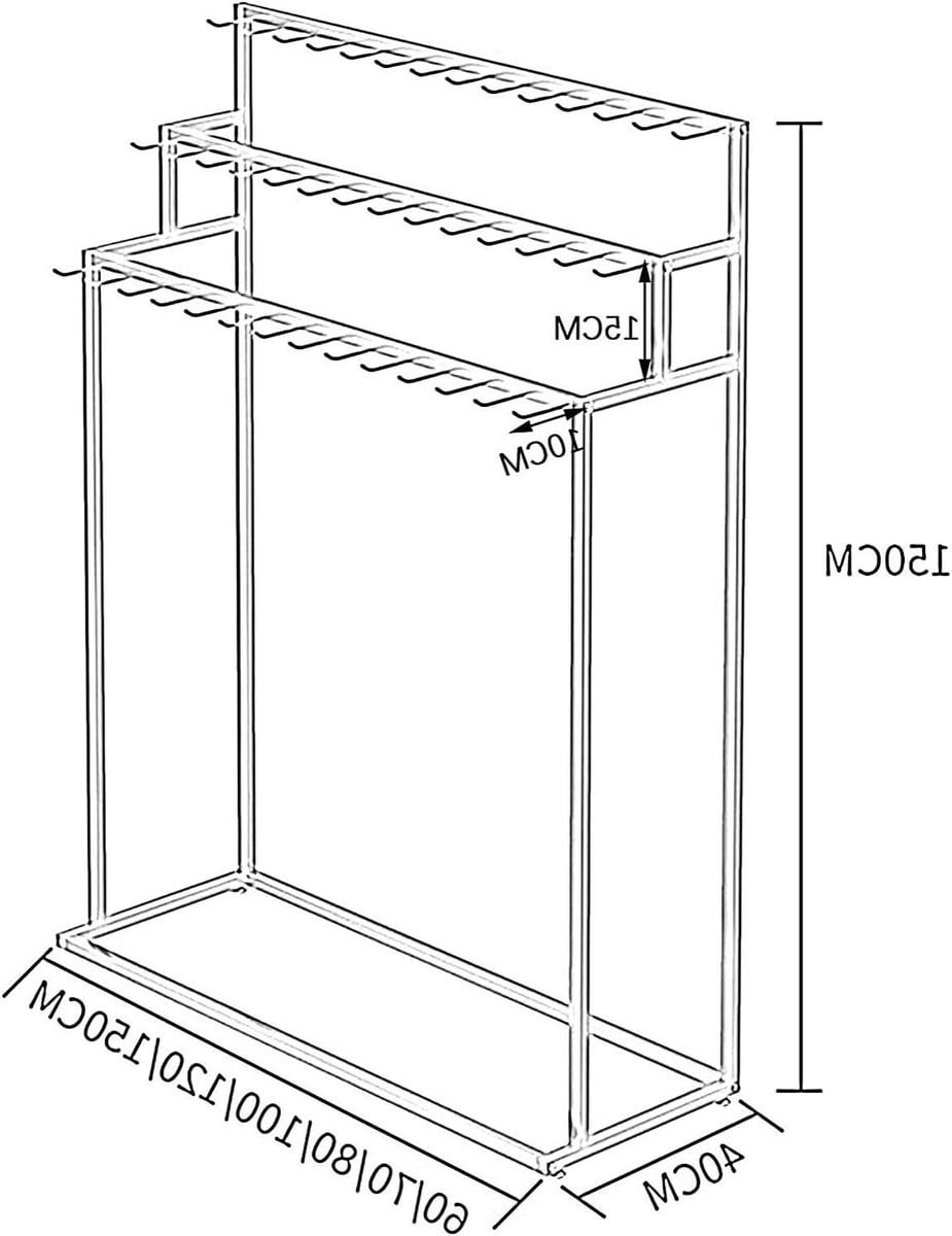 Multifunctionele Riem en Stropdas Display Stand - Gelakt Winkel Presentatie Organizer