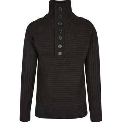 Troyer BRANDIT "Brandit Herren Alpin Pullover", Herren, Gr. M, schwarz, 100% Polyacryl, unifarben, normal, Rundhals, Pullover Troyer