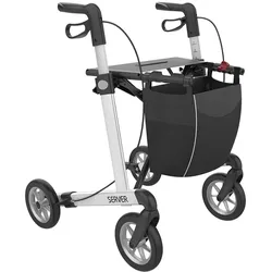 Rehasense Server L Komfort Softrad Rollator weiÃ