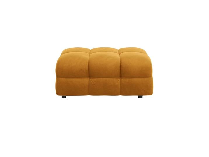 Design Sitzpouf „Kendal“ Samt Mustard Chosen by Bloomingloft