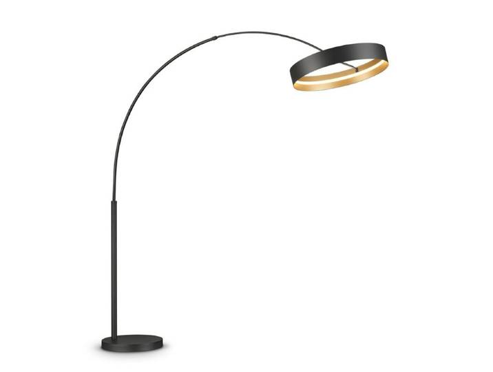 Musterring Stehleuchte Loop, LED, Bogenform, Wohnzimmer - Schwar
