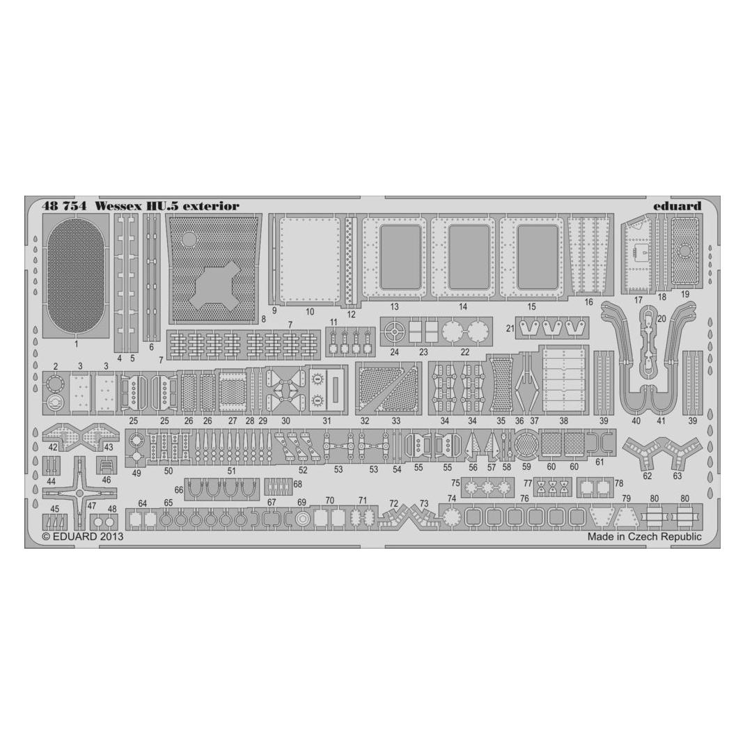 Eduard Wessex HU.5 exterior for Italeri (48754)