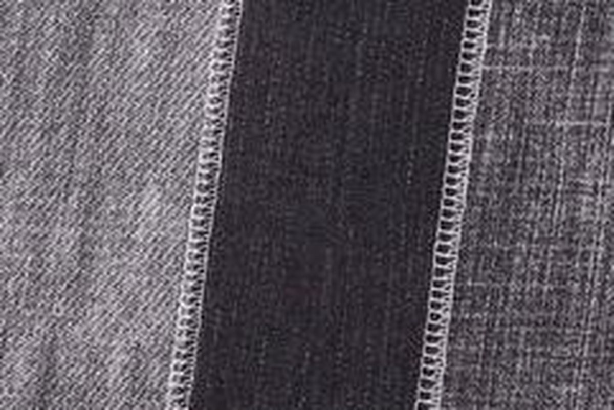 Madison Bankkussen Denim Stripe Grijs 120 x 48 cm