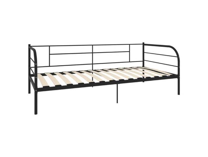 Cadre de lit de repos - Bonne Nuit - SQZR859097 - Noir métal - 90x200 cm - Multifonctionnel
